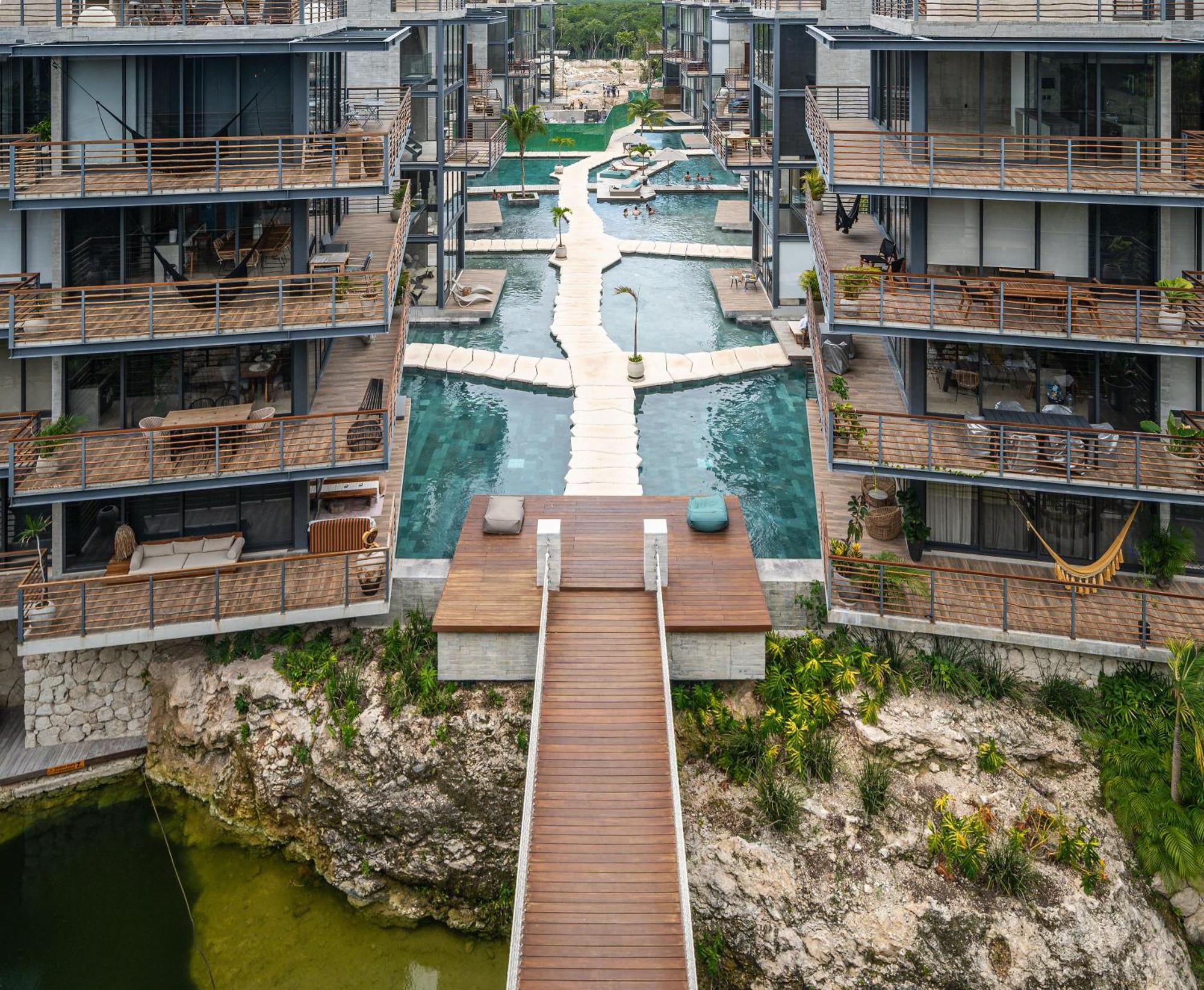 Waterworld Tulum 2Br W Cenote -Lagoons - Big Gym Luaran gambar